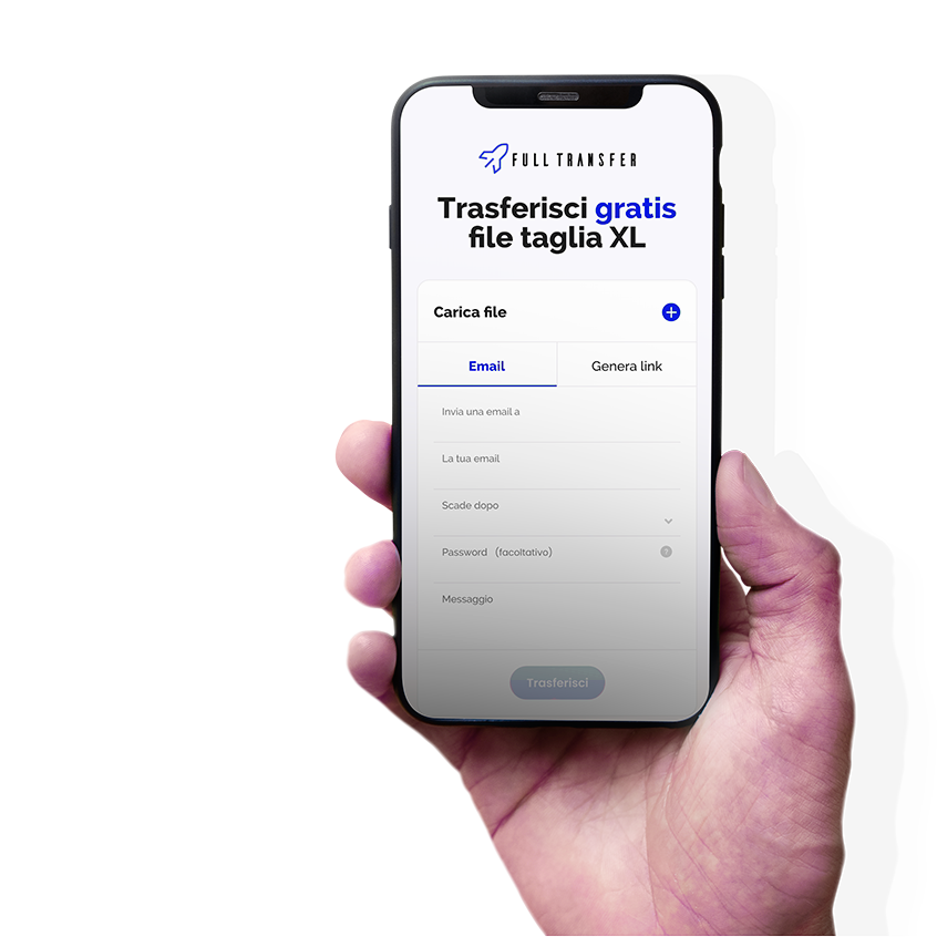 Trasferisci file in modo veloce, sicuro e gratuito!